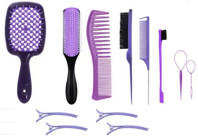 12-Piece Hairdressing Comb Set with Spray Bottle – vessara.co.za