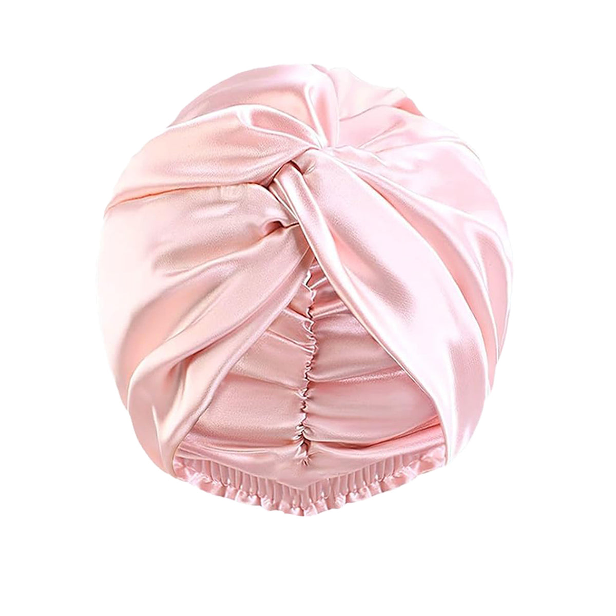 Double Layer Simulated Silk Nightcap and Shower Cap